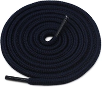GRAH SANGRAH® 3 Pair (1 Pair Per Single Color) Shoelaces for Hiking Shoes, Walking Sneakers, Climbing, Work Boot, Running, Casual, Sport Shoes (SL-07-17-20) - 120 cm, Black_Grey_Navy Blue